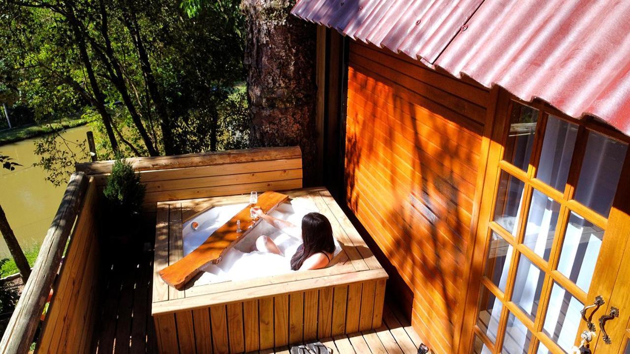 Casa Na Arvore Com Hidro, Piscina, Trilha, Cavalo Bento Gonçalves Kültér fotó