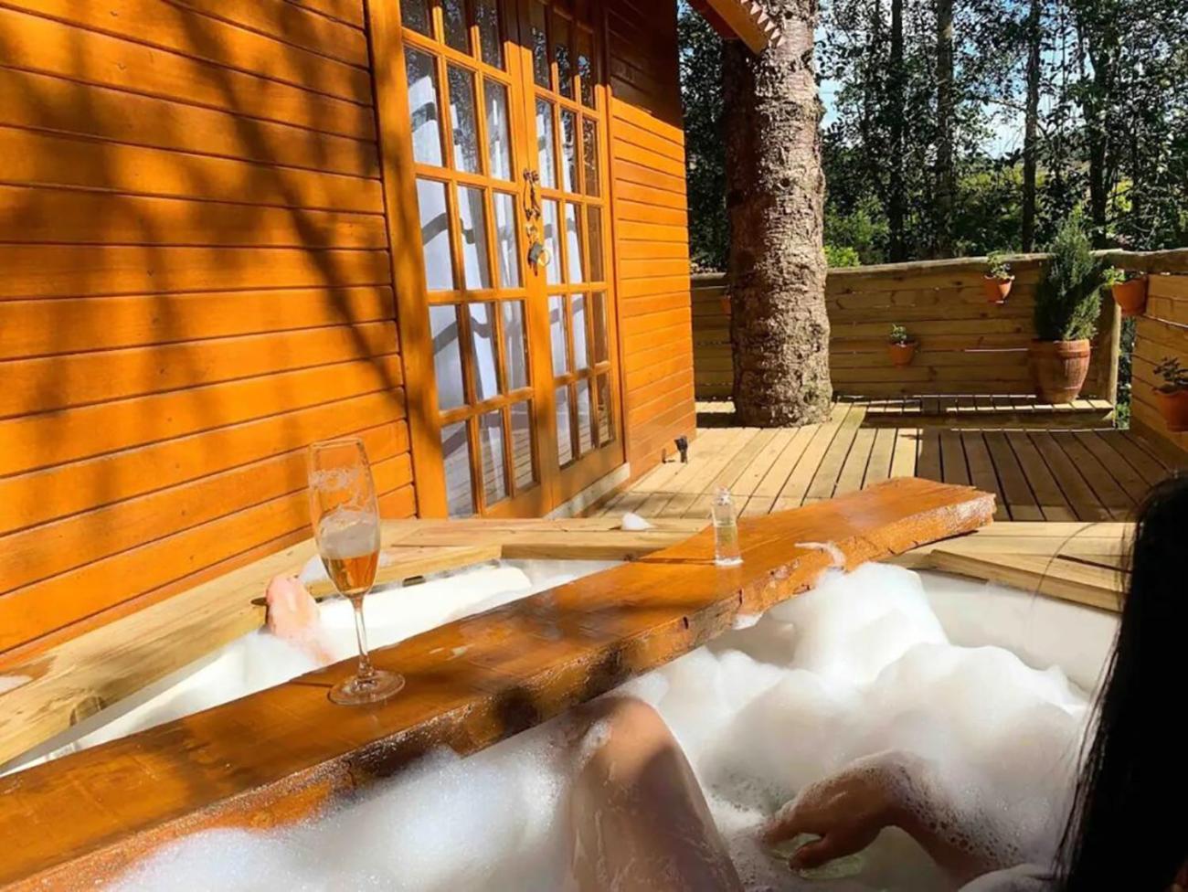 Casa Na Arvore Com Hidro, Piscina, Trilha, Cavalo Bento Gonçalves Kültér fotó